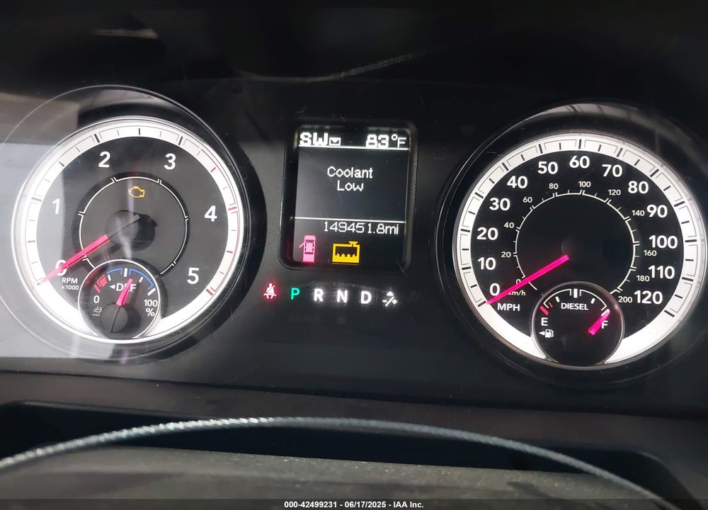 2016 RAM 2500 TRADESMAN VIN: 3C6UR5CL9GG230613
