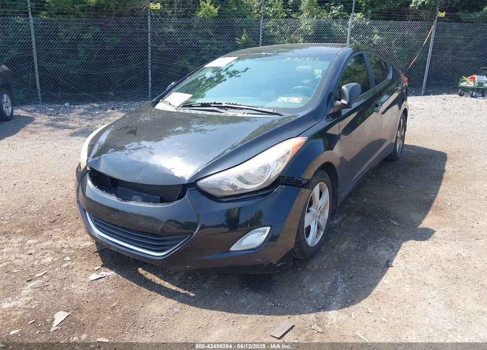2013 HYUNDAI ELANTRA VIN: KMHDH4AEXDU530711