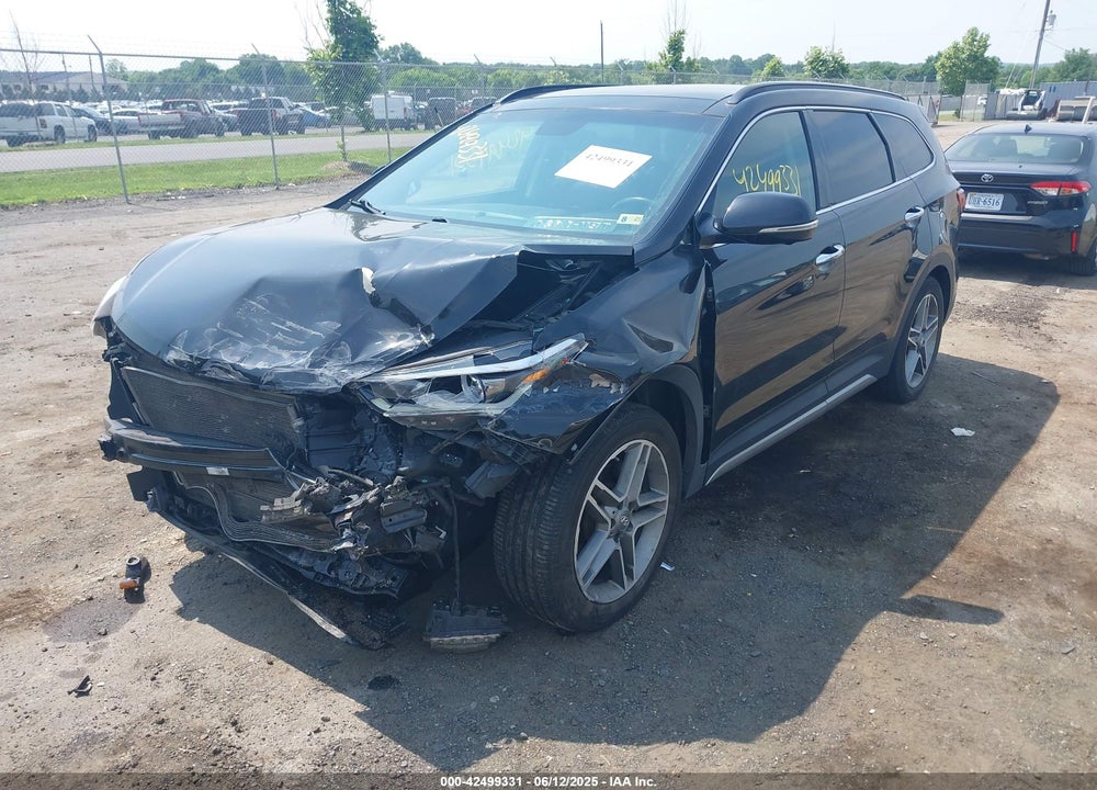 2017 HYUNDAI SANTA FE VIN: KM8SRDHF1HU168180