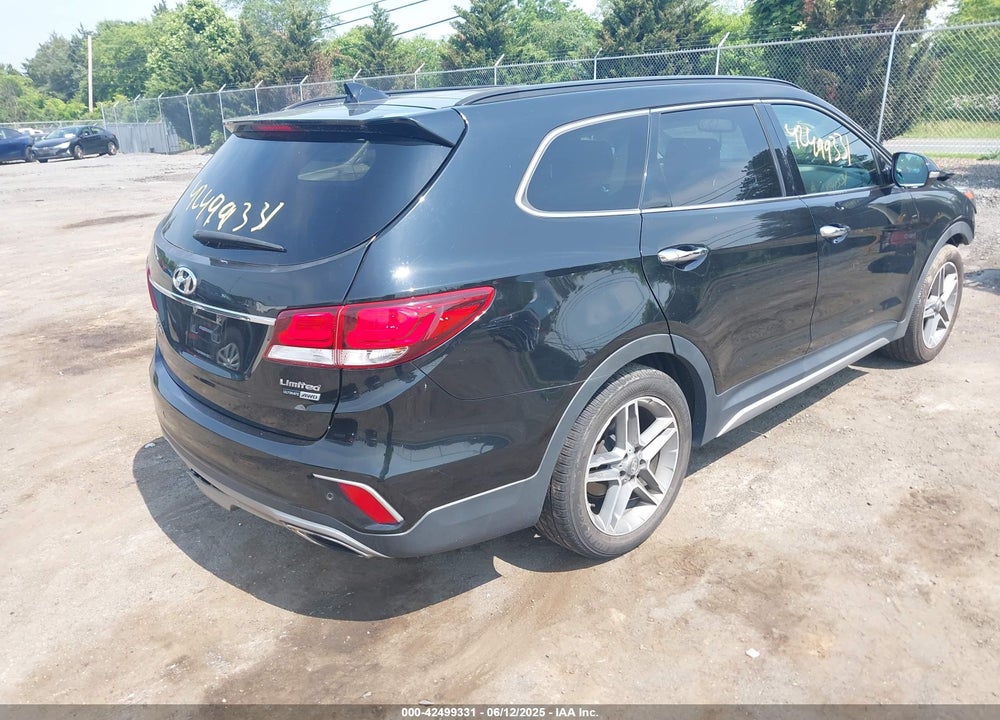 2017 HYUNDAI SANTA FE VIN: KM8SRDHF1HU168180