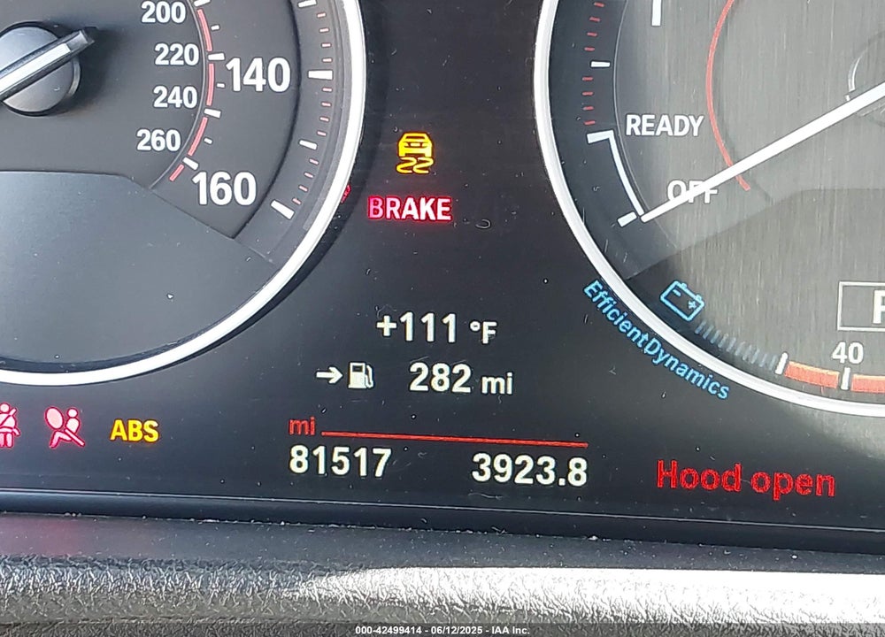 2017 BMW 3 SERIES VIN: WBA8B9G57HNU09370