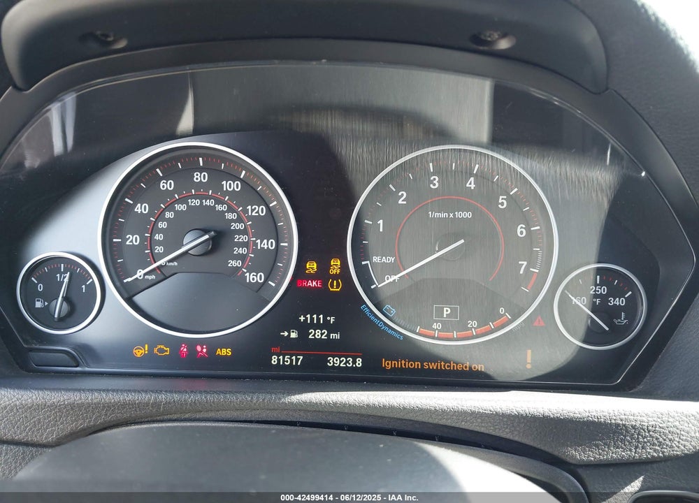 2017 BMW 3 SERIES VIN: WBA8B9G57HNU09370