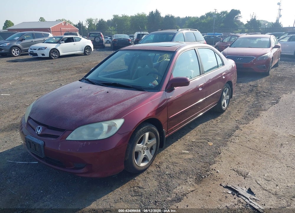 2004 HONDA CIVIC EX VIN: 2HGES26764H621455