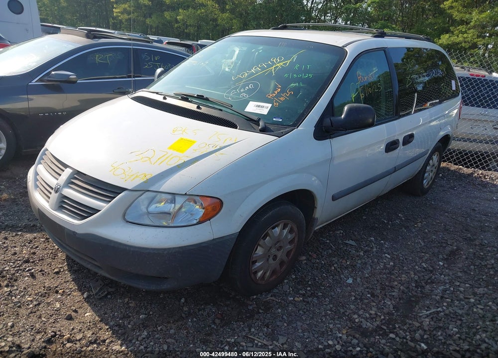 2007 DODGE CARAVAN VIN: 1D4GP25R47B115313