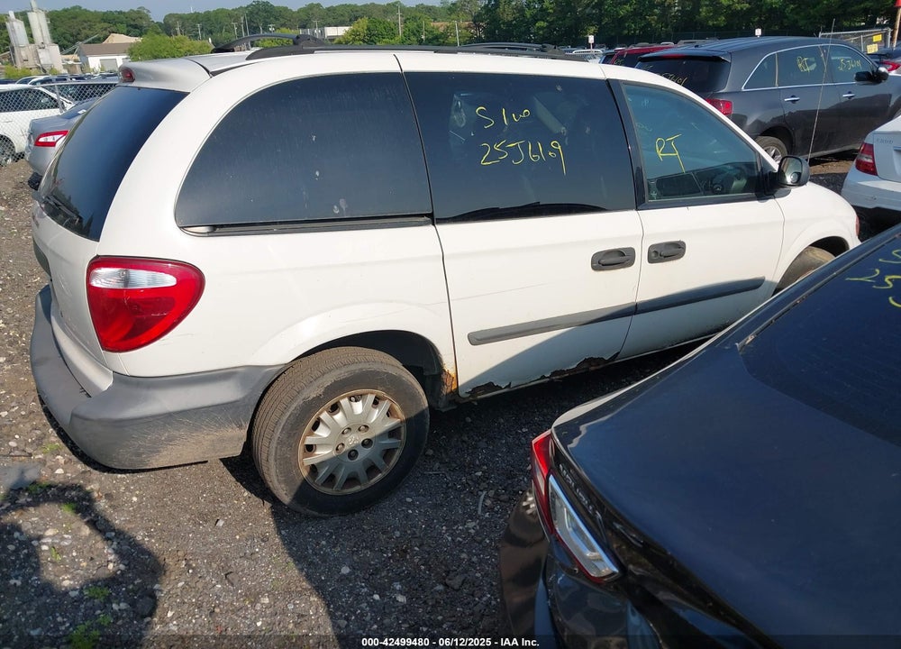 2007 DODGE CARAVAN VIN: 1D4GP25R47B115313