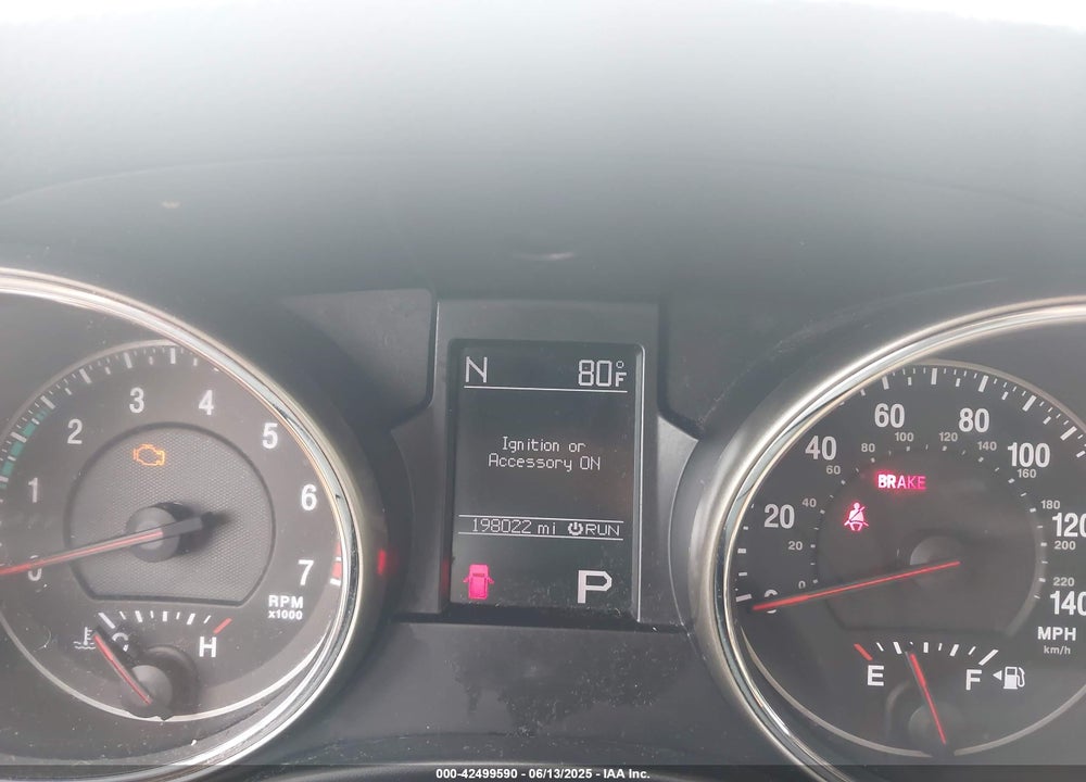 2013 JEEP GRAND CHEROKEE VIN: 1C4RJFBG0DC580369