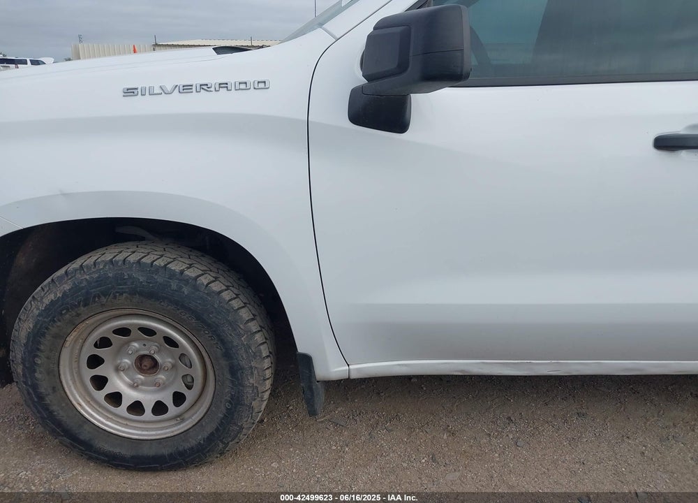2021 CHEVROLET SILVERADO 1500 4WD DOUBLE CAB STANDARD BED WT VIN: 1GCRYAEF8MZ217607
