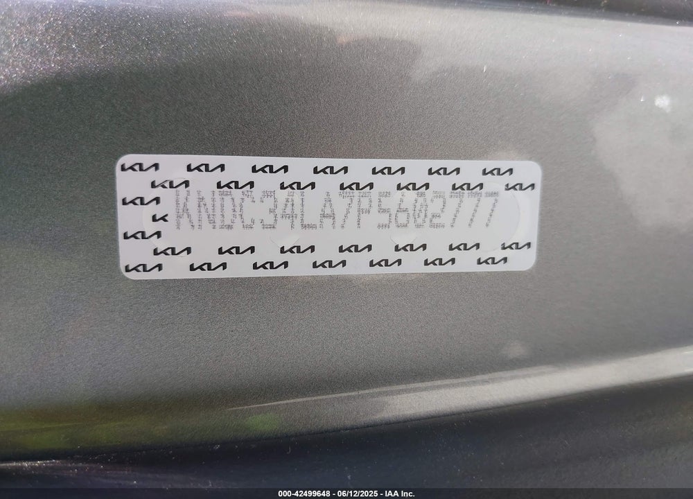 2023 KIA EV6 VIN: KNDC34LA7P5602777