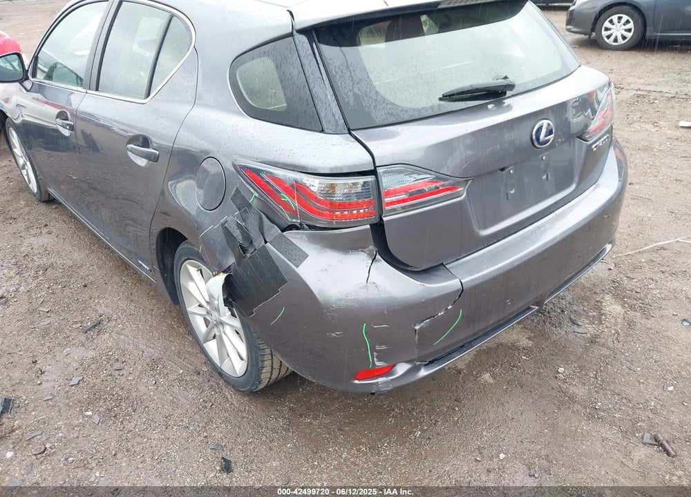 2012 LEXUS CT 200H VIN: JTHKD5BH5C2122244