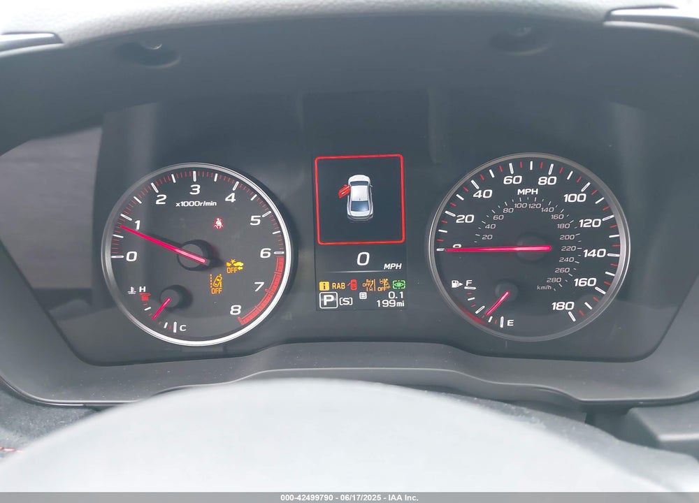 2025 SUBARU WRX VIN: JF1VBAN66S8802226