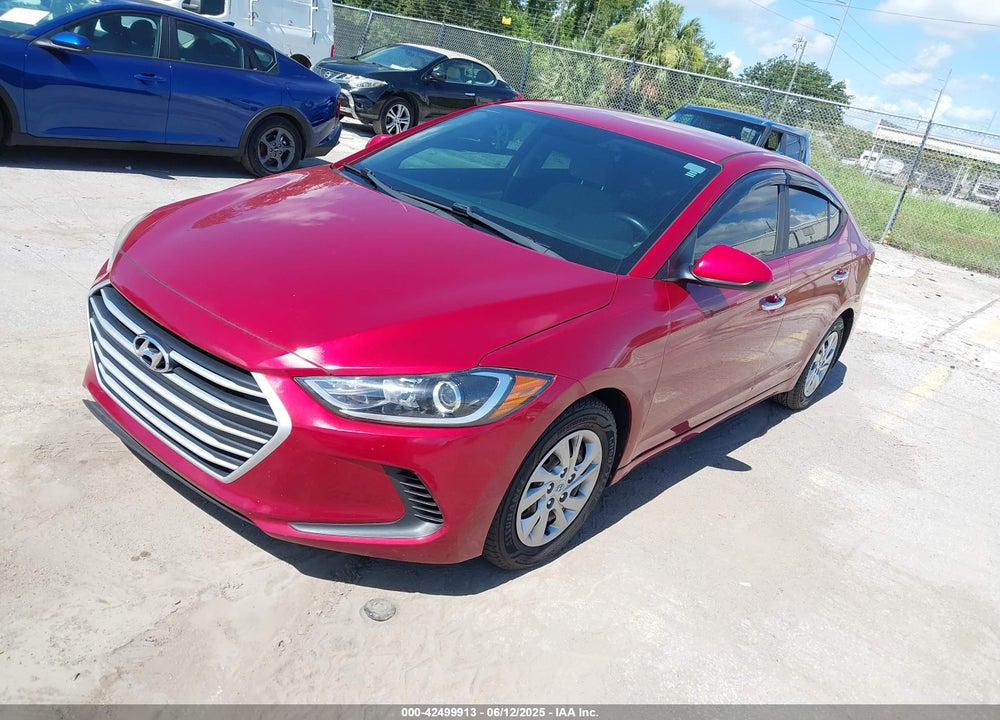 2017 HYUNDAI ELANTRA VIN: KMHD74LF8HU114266