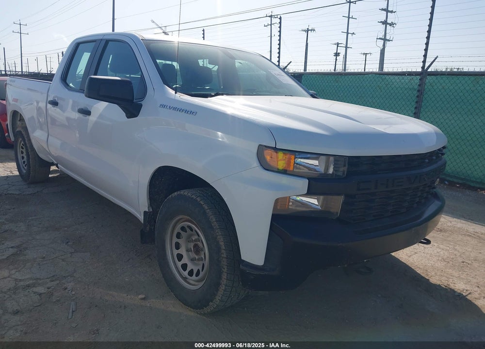 2020 CHEVROLET SILVERADO 1500 4WD DOUBLE CAB STANDARD BED WT VIN: 1GCRYAEF6LZ176764