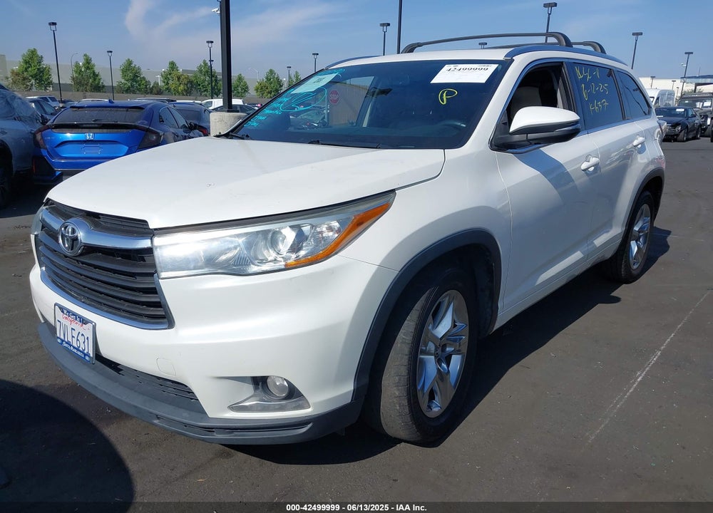 2016 TOYOTA HIGHLANDER LIMITED V6 VIN: 5TDYKRFH2GS181494