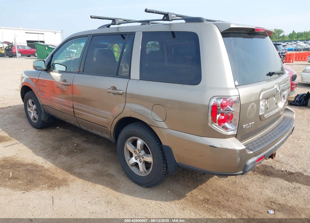 2008 HONDA PILOT EX-L VIN: 5FNYF18508B041958