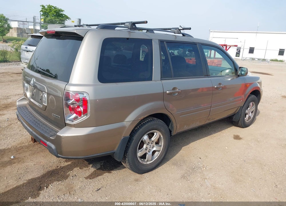 2008 HONDA PILOT EX-L VIN: 5FNYF18508B041958