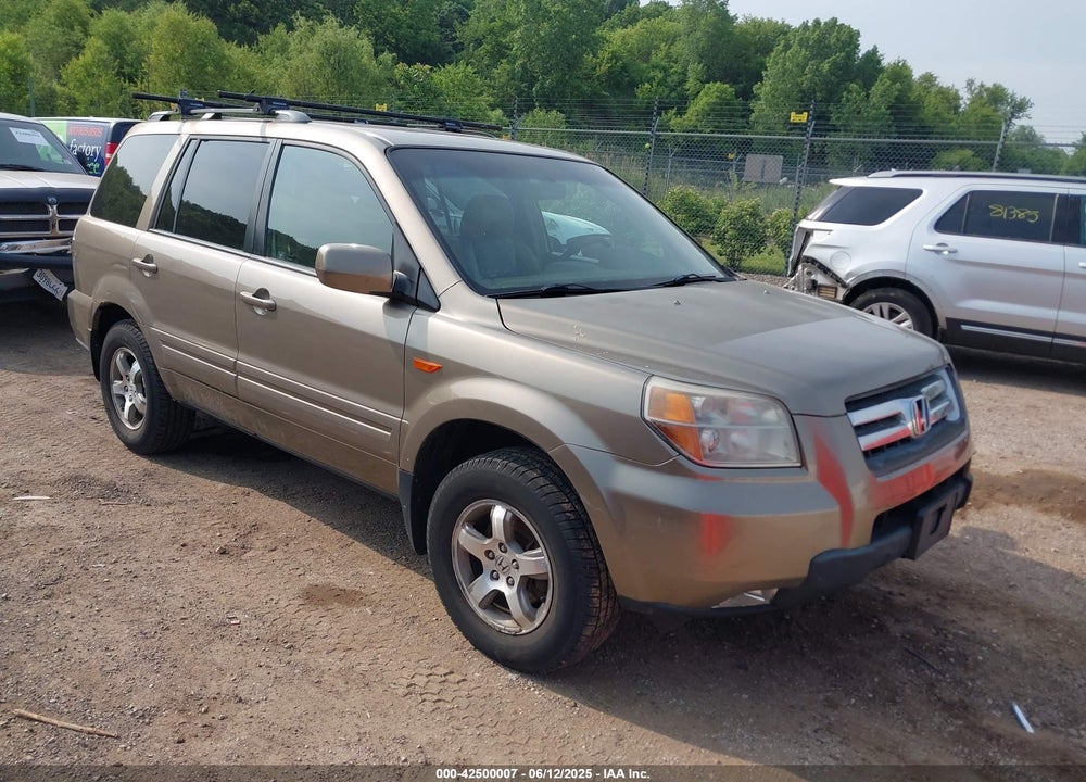 2008 HONDA PILOT EX-L VIN: 5FNYF18508B041958