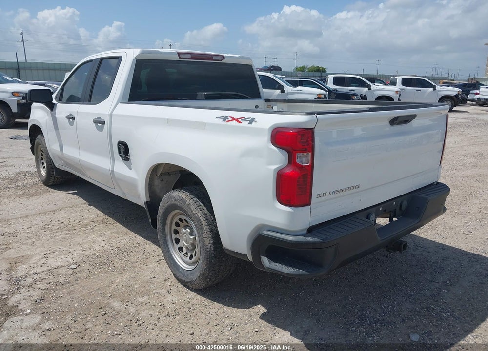 2020 CHEVROLET SILVERADO 1500 4WD DOUBLE CAB STANDARD BED WT VIN: 1GCRYAEF3LZ177158