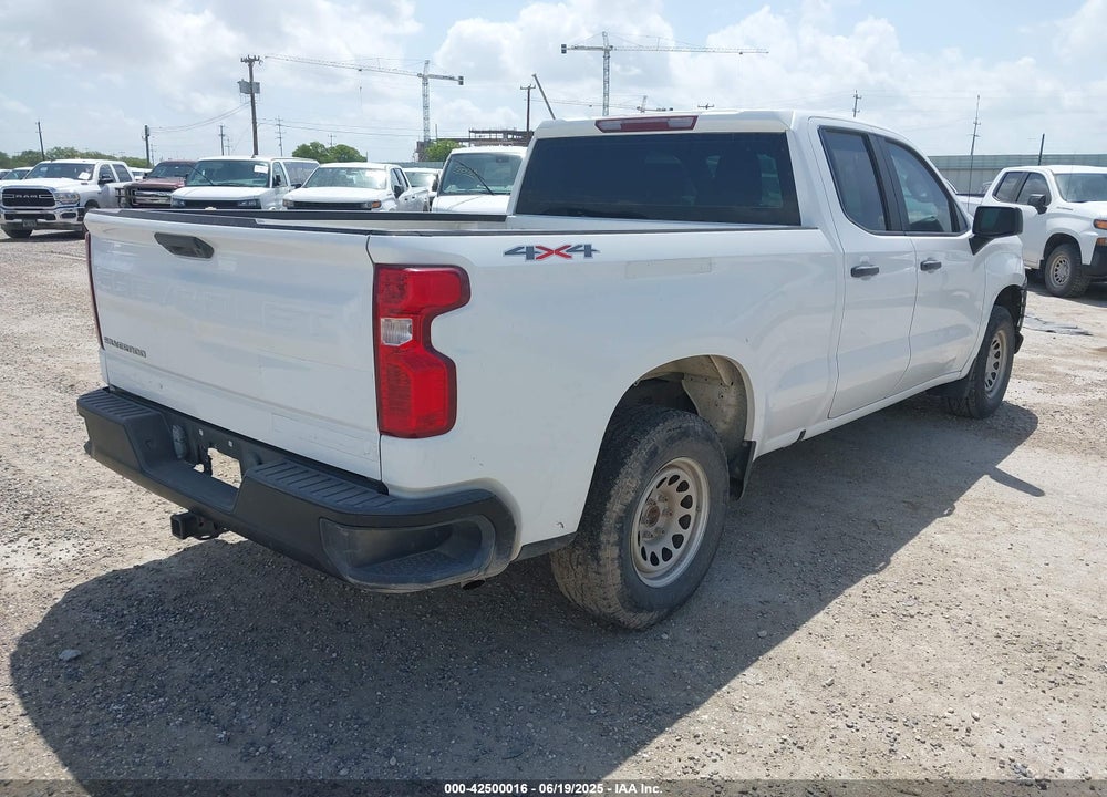 2020 CHEVROLET SILVERADO 1500 4WD DOUBLE CAB STANDARD BED WT VIN: 1GCRYAEF3LZ177158