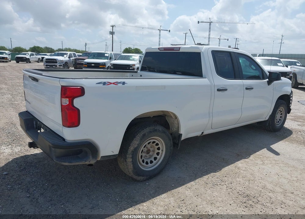 2020 CHEVROLET SILVERADO 1500 4WD DOUBLE CAB STANDARD BED WT VIN: 1GCRYAEF3LZ177158