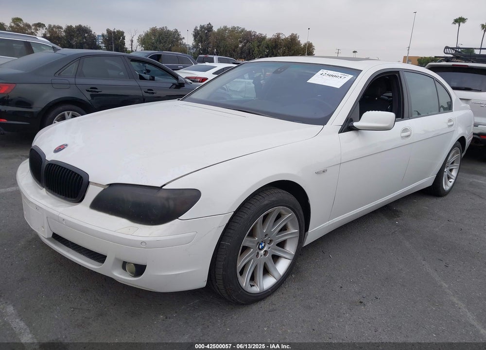 2007 BMW 750LI VIN: WBAHN83587DT69344