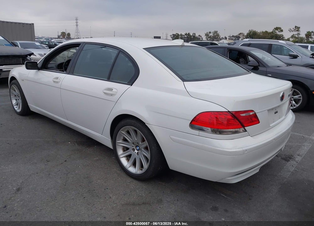 2007 BMW 750LI VIN: WBAHN83587DT69344