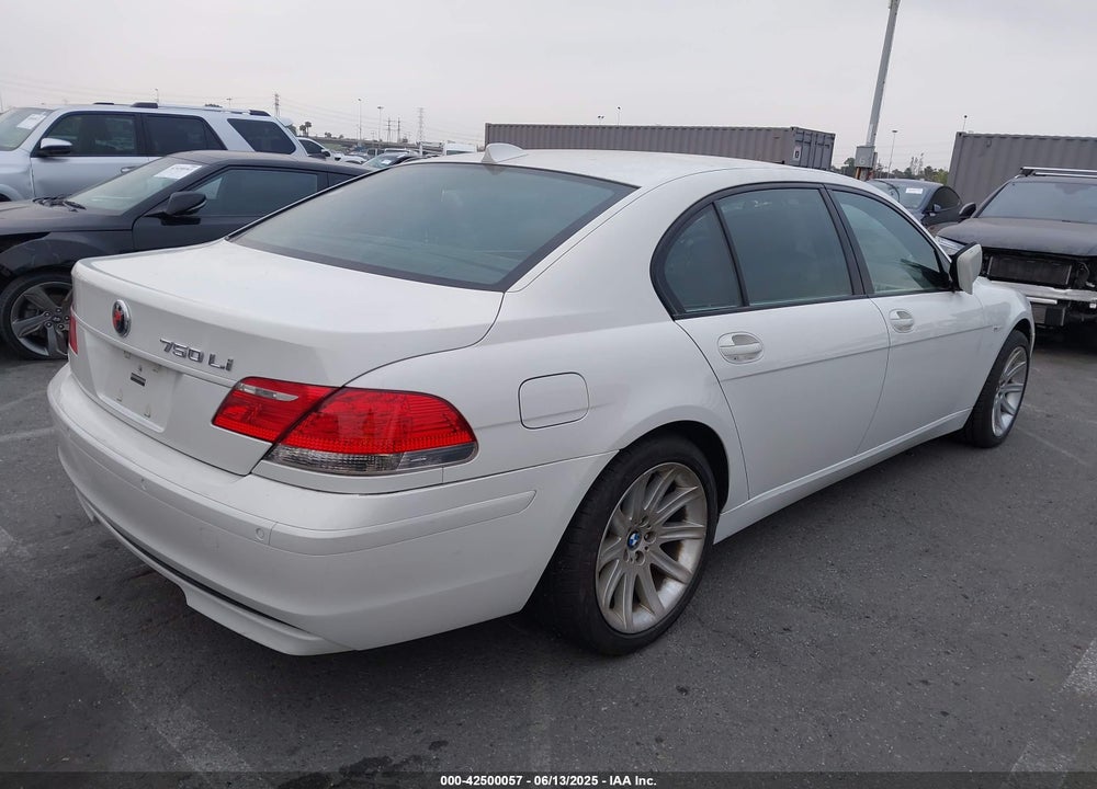 2007 BMW 750LI VIN: WBAHN83587DT69344