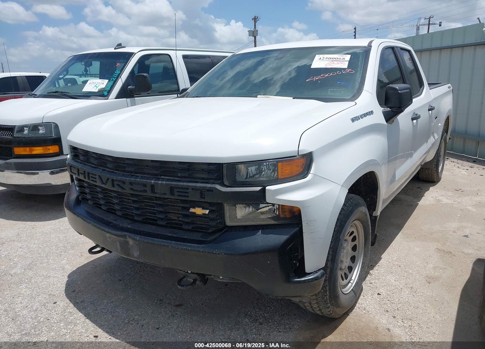 2020 CHEVROLET SILVERADO 1500 4WD DOUBLE CAB STANDARD BED WT VIN: 1GCRYAEF5LZ178683