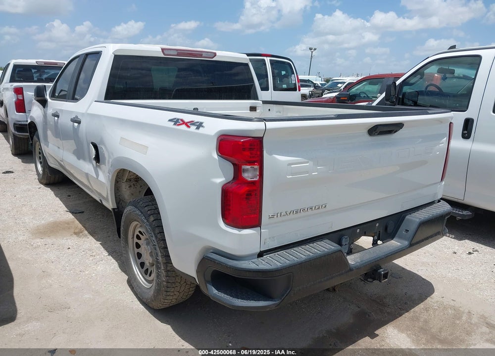 2020 CHEVROLET SILVERADO 1500 4WD DOUBLE CAB STANDARD BED WT VIN: 1GCRYAEF5LZ178683