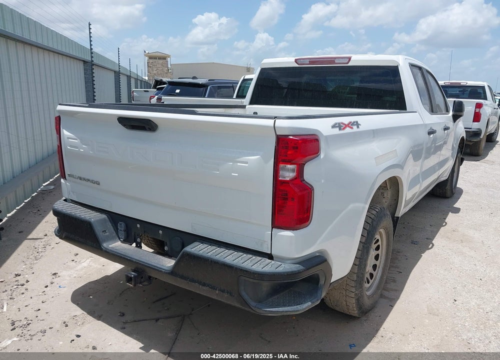 2020 CHEVROLET SILVERADO 1500 4WD DOUBLE CAB STANDARD BED WT VIN: 1GCRYAEF5LZ178683