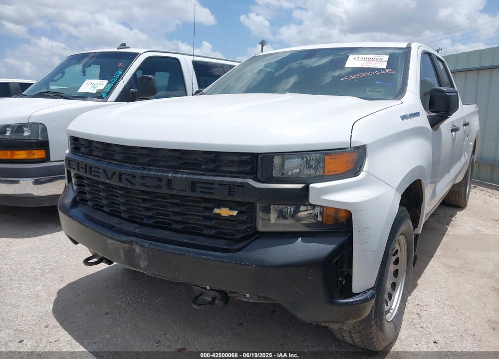 2020 CHEVROLET SILVERADO 1500 4WD DOUBLE CAB STANDARD BED WT VIN: 1GCRYAEF5LZ178683