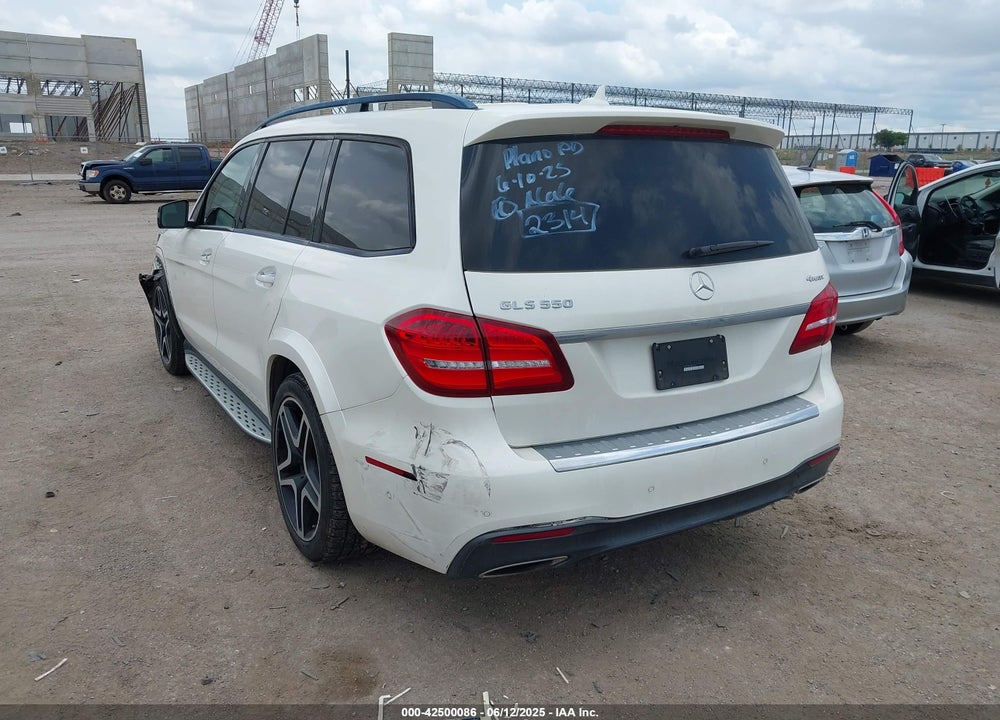 2018 MERCEDES-BENZ GLS-CLASS VIN: 4JGDF7DE7JB072314