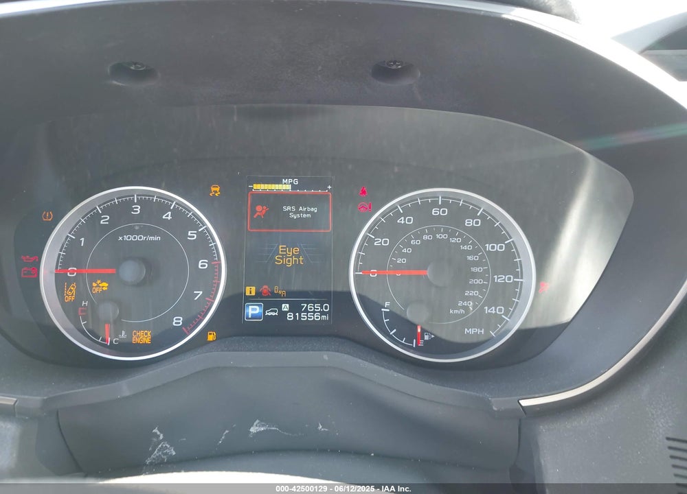 2019 SUBARU ASCENT PREMIUM VIN: 4S4WMAHD6K3433802