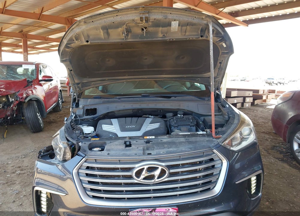 2017 HYUNDAI SANTA FE VIN: KM8SM4HF2HU195600