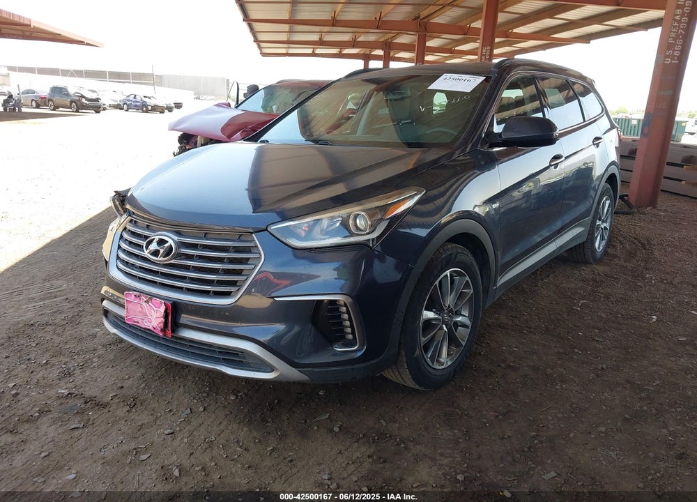 2017 HYUNDAI SANTA FE VIN: KM8SM4HF2HU195600
