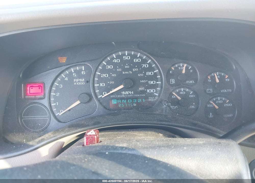 2002 CHEVROLET SUBURBAN 1500 Z71 VIN: 3GNFK16Z62G262420
