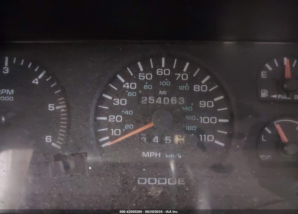 1996 DODGE DAKOTA VIN: 1B7GG23X6TS548303