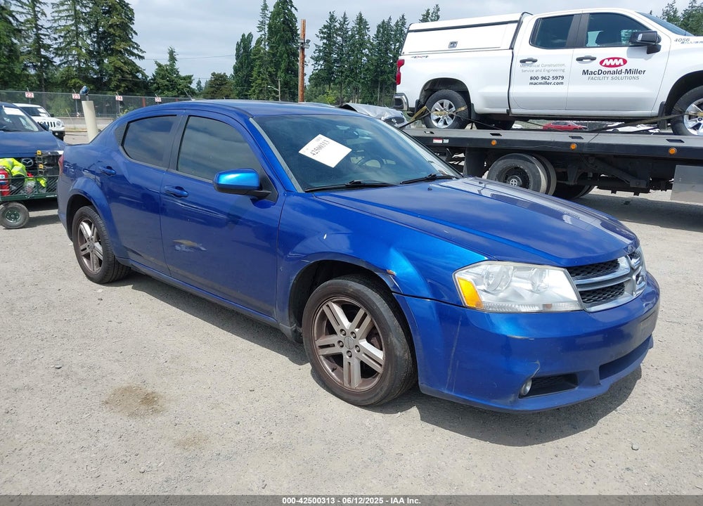 2013 DODGE AVENGER SXT VIN: 1C3CDZCBXDN720776