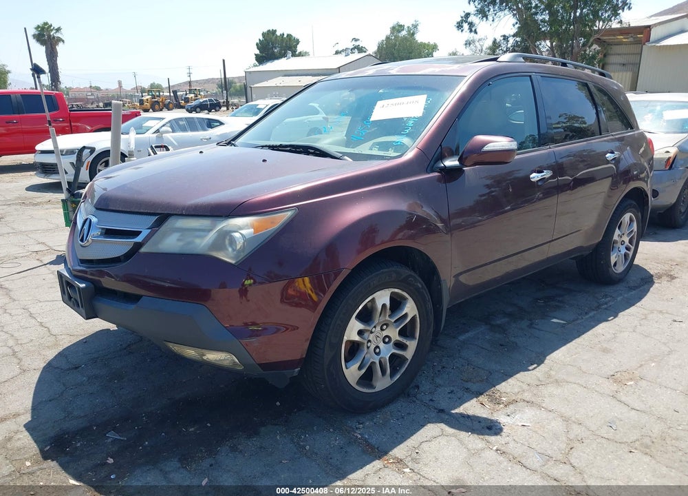2009 ACURA MDX TECHNOLOGY PACKAGE VIN: 2HNYD28609H503932