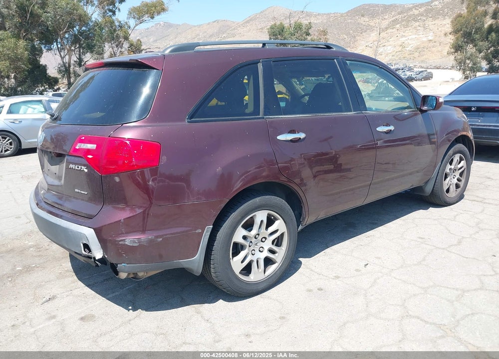 2009 ACURA MDX TECHNOLOGY PACKAGE VIN: 2HNYD28609H503932