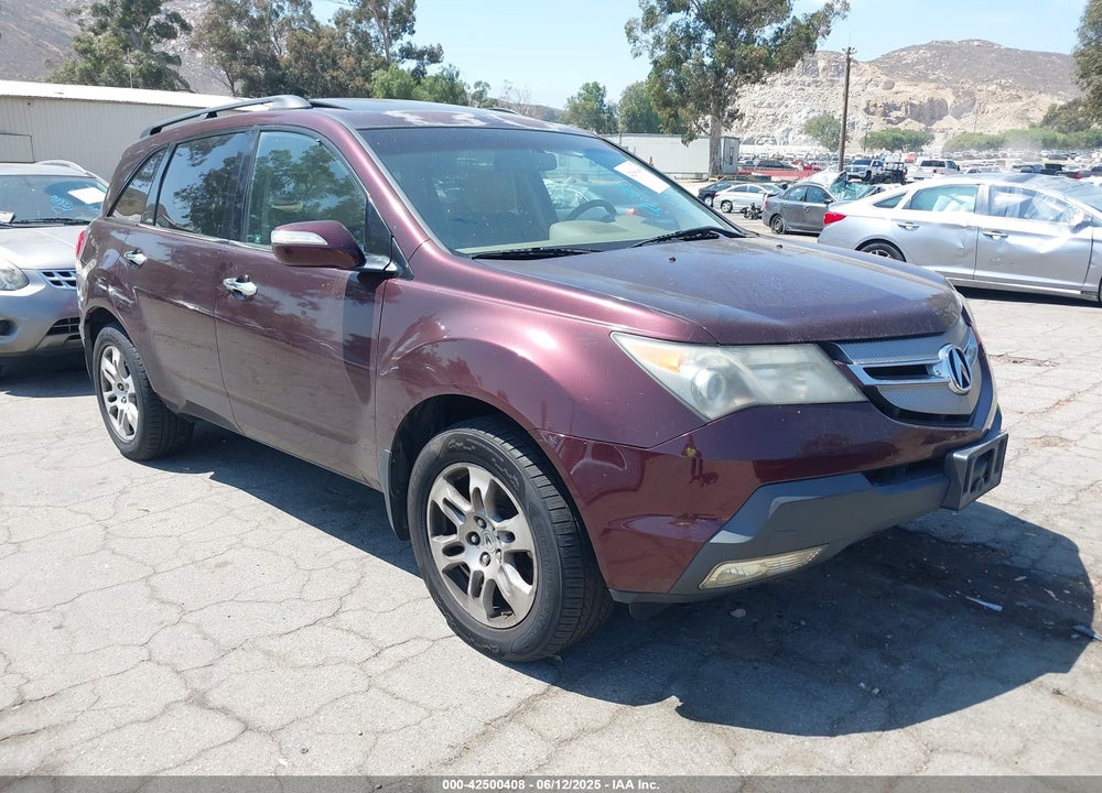 2009 ACURA MDX TECHNOLOGY PACKAGE VIN: 2HNYD28609H503932