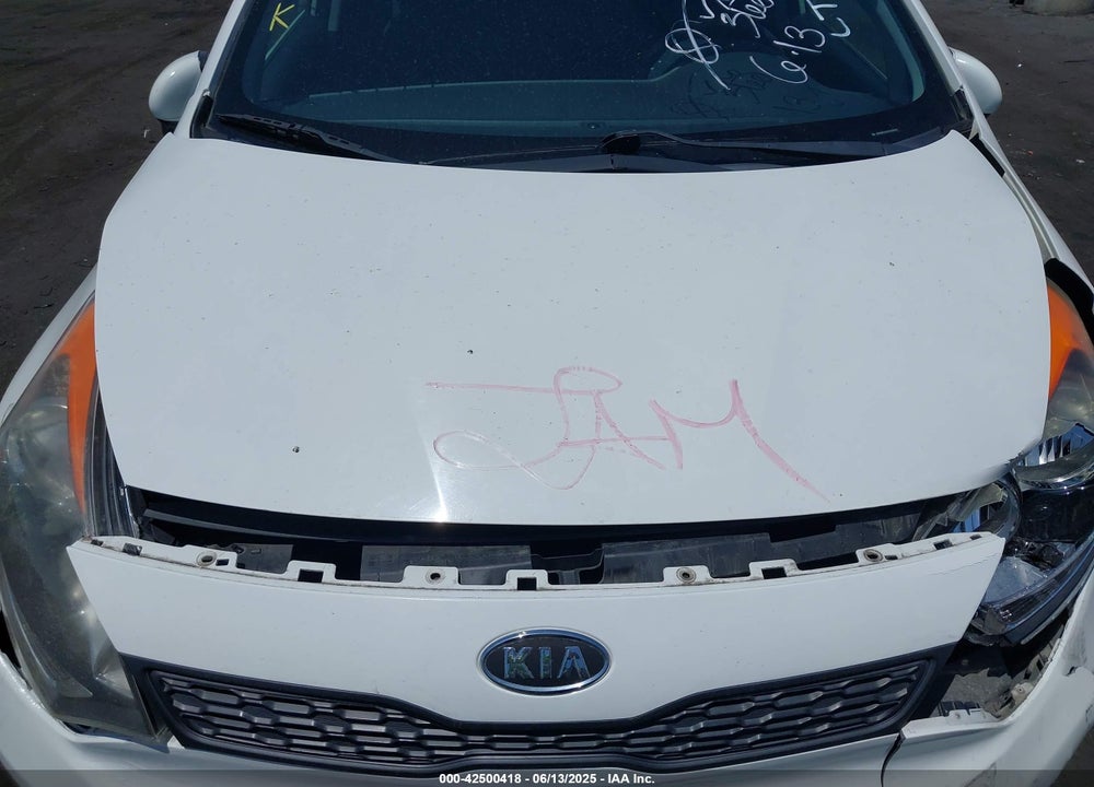 2012 KIA RIO5 LX VIN: KNADM5A34C6039040