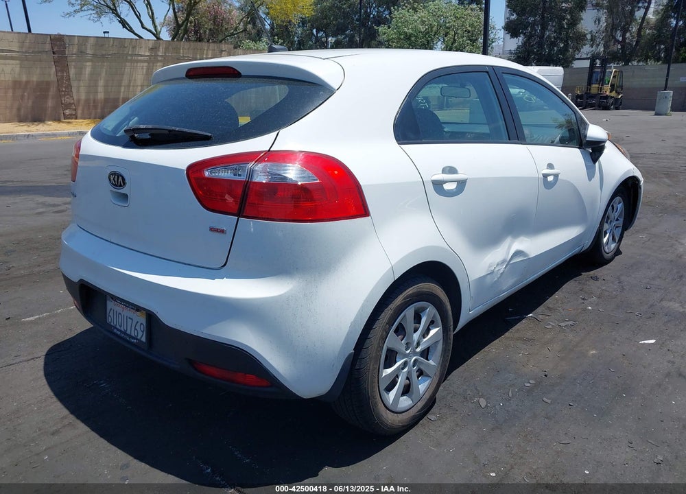2012 KIA RIO5 LX VIN: KNADM5A34C6039040