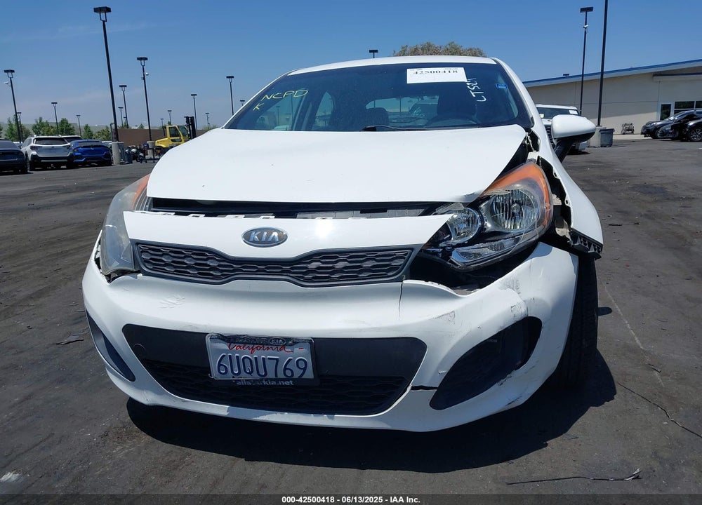 2012 KIA RIO5 LX VIN: KNADM5A34C6039040