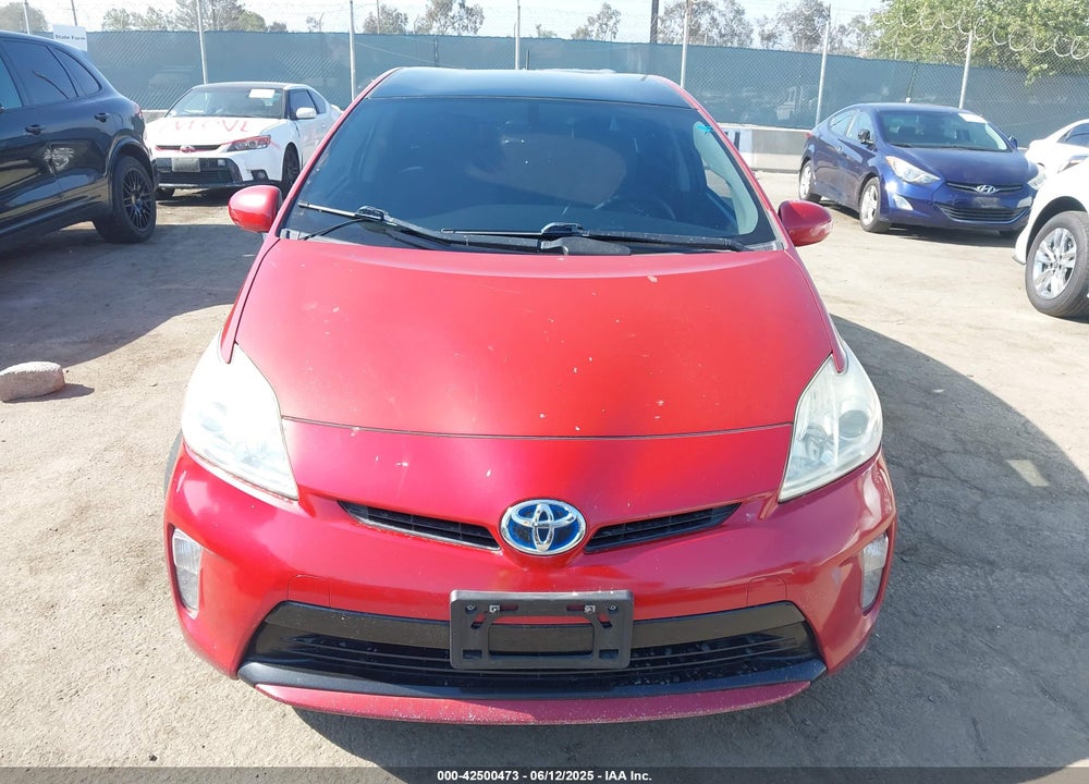 2012 TOYOTA PRIUS VIN: JTDKN3DU7C1529307
