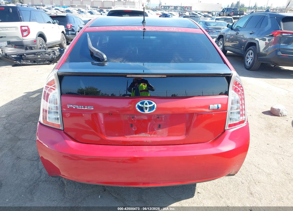 2012 TOYOTA PRIUS VIN: JTDKN3DU7C1529307