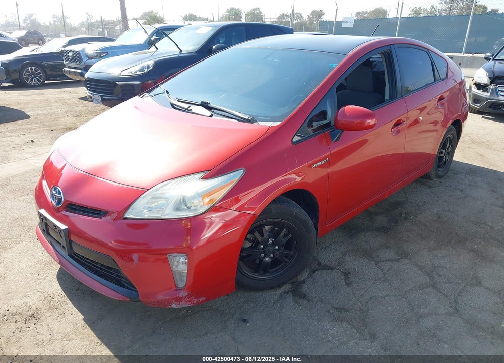 2012 TOYOTA PRIUS VIN: JTDKN3DU7C1529307