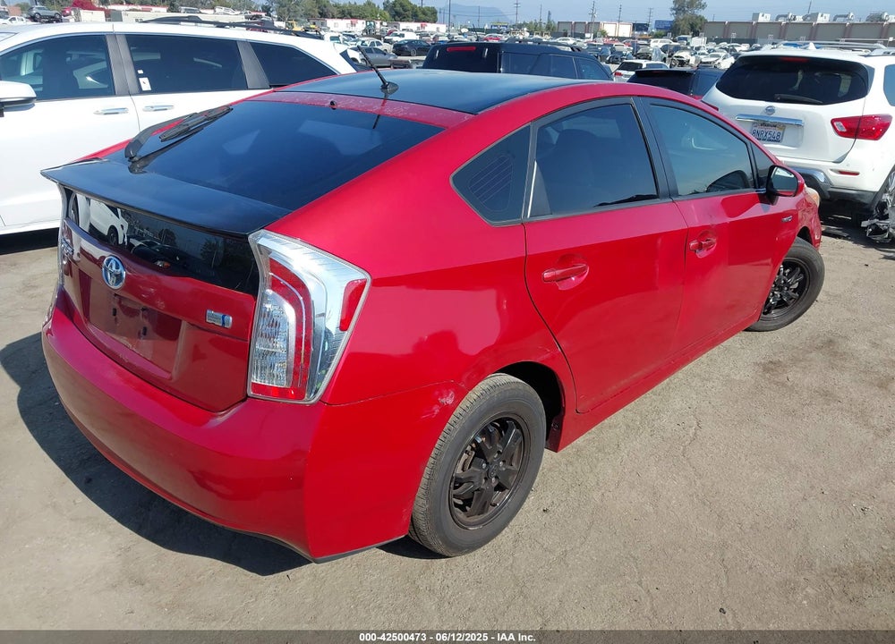 2012 TOYOTA PRIUS VIN: JTDKN3DU7C1529307