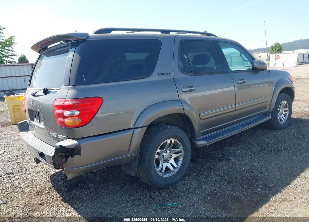 2004 TOYOTA SEQUOIA LIMITED V8 VIN: 5TDBT48A64S224851