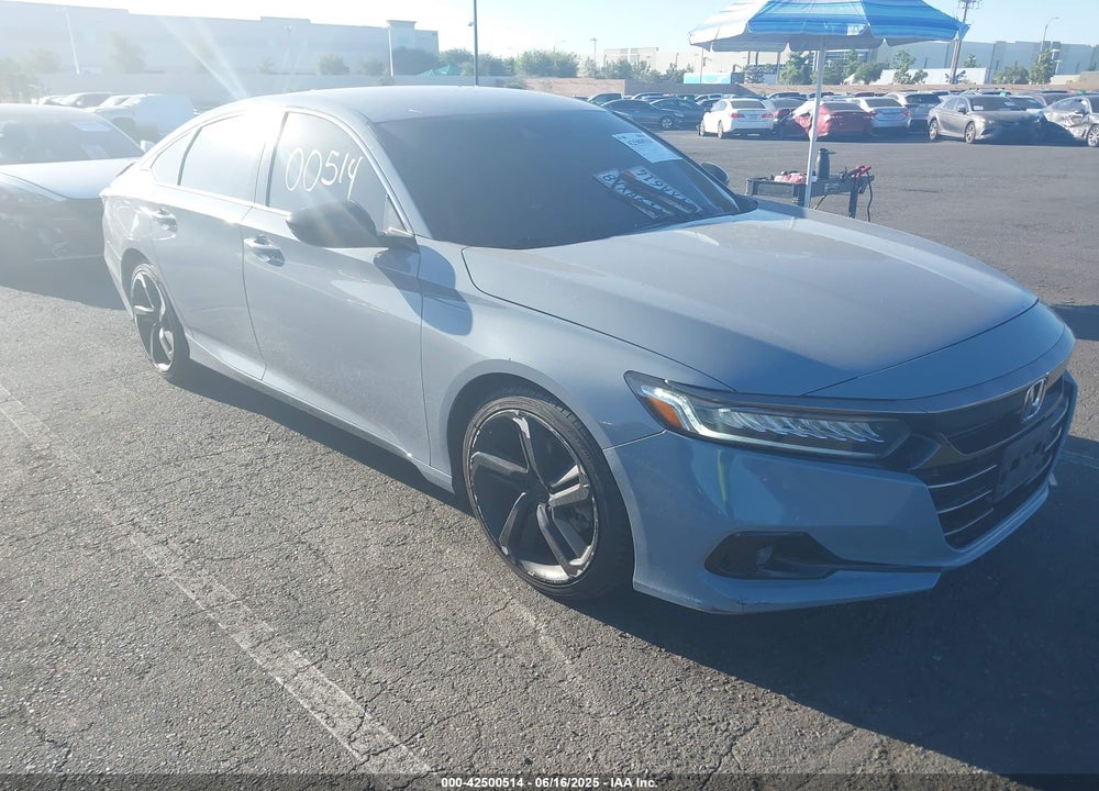 2021 HONDA ACCORD VIN: 1HGCV1F40MA032513