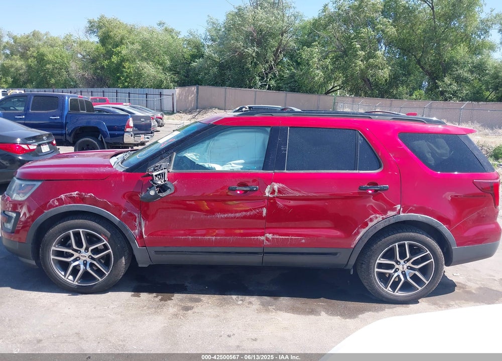 2016 FORD EXPLORER SPORT VIN: 1FM5K8GT8GGC05559